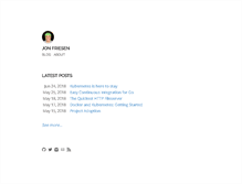 Tablet Screenshot of jonfriesen.ca